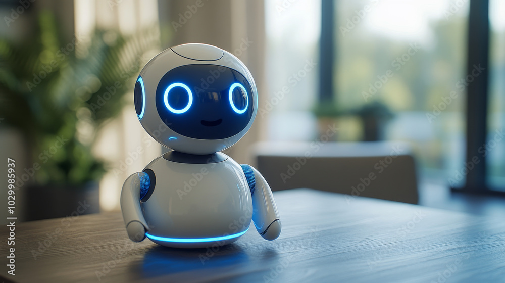 Poster a virtual assistant uses voice recognition to understand your commands. it's powered by artificial i