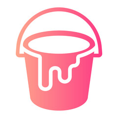 paint bucket Gradient icon