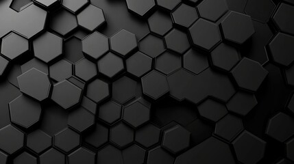 Abstract futuristic 3D background. Hi-Tech network pattern for various uses such as social media, mobile apps, cards, invitations, and banners. Hexagon cyberspace system in vector illustration. 