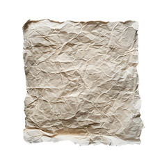 Crinkled Paper Texture, Vintage, Torn Edges
