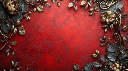 An invitation card background sets the stage for formal or festive events, providing a stylish and elegant backdrop.