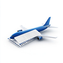 Airline Ticket Isolated