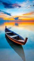 Boat At Sunset