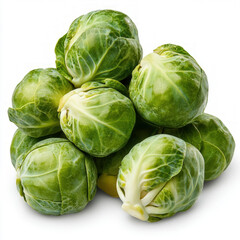 Fototapeta premium Brussel Sprouts Isolated