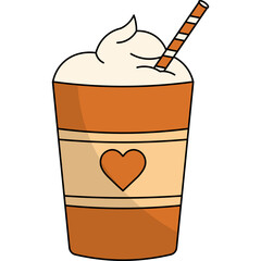 Cafe Drinks Illustration