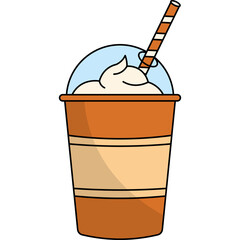 Cafe Drinks Illustration