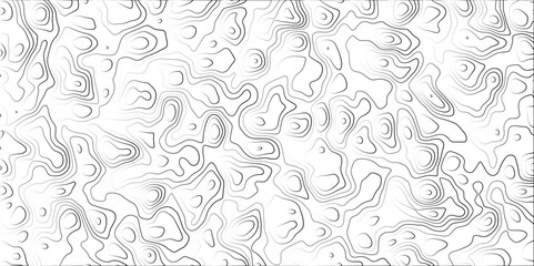 Abstract Gradient line topographic Contour Scheme & Geographic Moutain terrain. Contour map background. Cartographic Weave with seamless striped patterns and wavy gradient lines	
