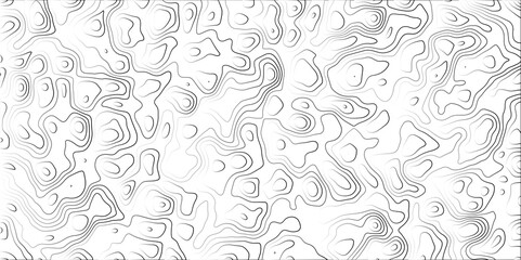 Abstract Gradient line topographic Contour Scheme & Geographic Moutain terrain. Contour map background. Cartographic Weave with seamless striped patterns and wavy gradient lines	
