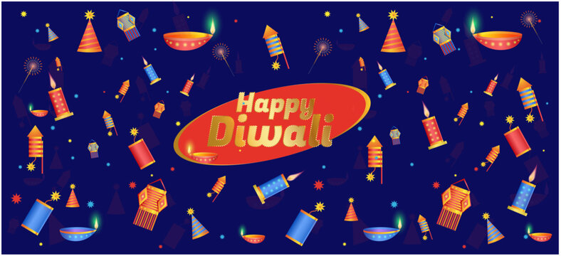 Happy Diwali Background Diwali Festival icon