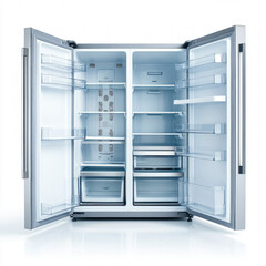 Empty Fridge Isolated