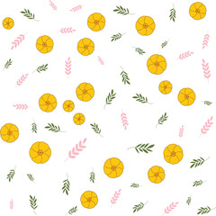 Floral Composition Pattern