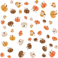Cozy Autumn Pumpkins Pattern