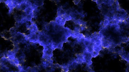 Fototapeta premium Abstract Blue and Gold Fractal Background, Perfect for Web Design, Posters, or Branding Blank Background with Copy Space for Design Projects