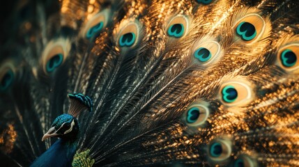 Fototapeta premium Peacock Feathers