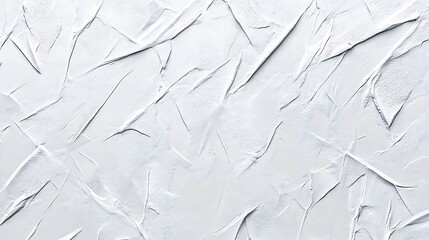 Obraz premium White Wrinkled Texture Background for Design Plain Textured Background for Web Design and Copy