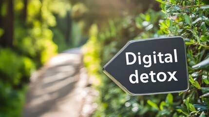 Digital Detox sign