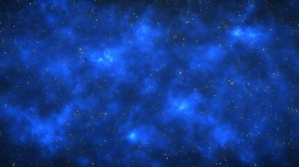 Naklejka premium Night sky with stars and galaxies for backgrounds and designs Smooth Blue Background with Copy Space for Advertisements