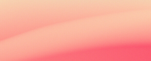 Pink salmon glowing grainy gradient background noise texture poster header banner design, color gradient rough abstract background shine bright light and glow template empty space