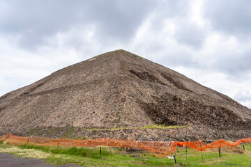 pyramid of the ruins in mexico San Juan Teotihuac&aacute;n