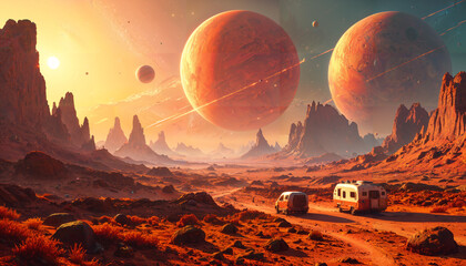 Voyage vers une autre planète