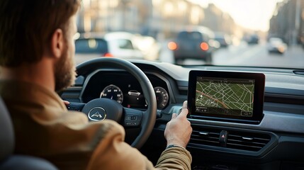 Navigate unfamiliar routes with ease using a traffic-aware navigation system. It provides turn-by-turn guidance and real-time traffic updates, helping you avoid congestion