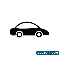 Simple Car Icon Design Template 