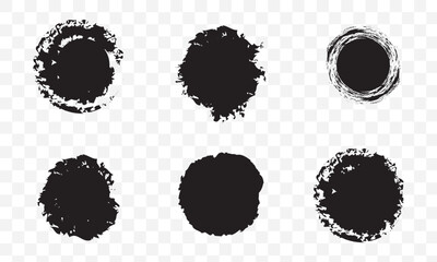 Set of grunge brush strokes. . Icon, Logo, Banner Design. EPS 10.