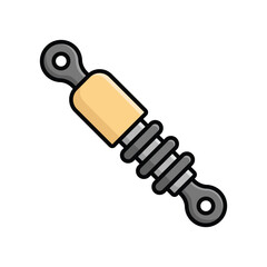 shock breaker icon vector design template simple and clean