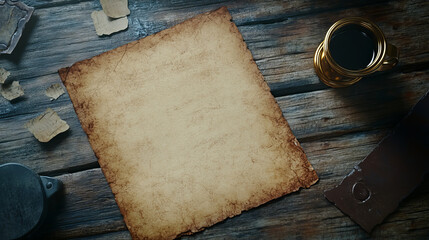 Rustic Invitation for a Colorful Scavenger Hunt