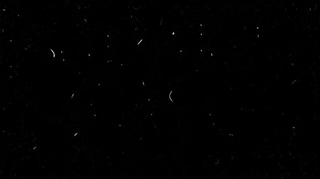 Old Movie Overlay. Alpha channel grain effect.