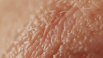 Fototapeta premium Close-Up of Reconstructed Skin Surface with Sutures