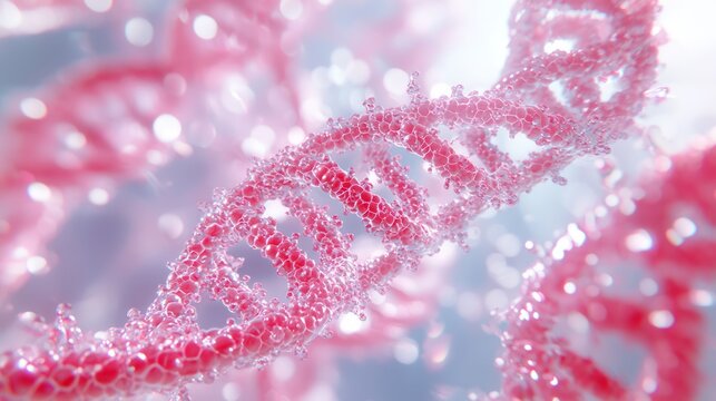 Advanced Genetic Engineering Science: 3D Render of Gene Therapy Process Detailing Modified Cell Delivery for Treatment