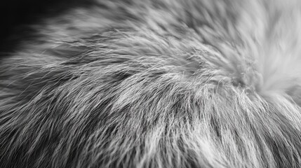 Fototapeta premium A close-up shot of soft, fluffy fur.