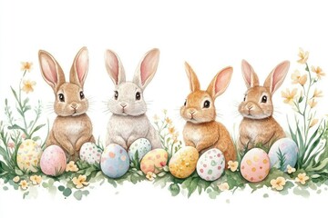 Obraz premium Whimsical Watercolor Fantasy Landscape with Vibrant Colors and Dreamy Sky for Creative Projects and Home Decor Inspiration