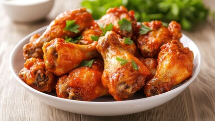Keto Buffalo Chicken Wings: Deliciously Coated in Grain-Free Almond Flour for a Protein-Packed Snack!