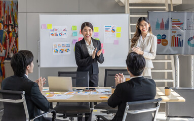 Welcoming New Team Member in Office Presentation