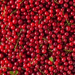 Red currant berries texture background, Ribes rubrum fruits pattern, many redcurrant mockup, pink berries