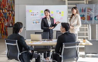 Welcoming New Team Member in Office Presentation