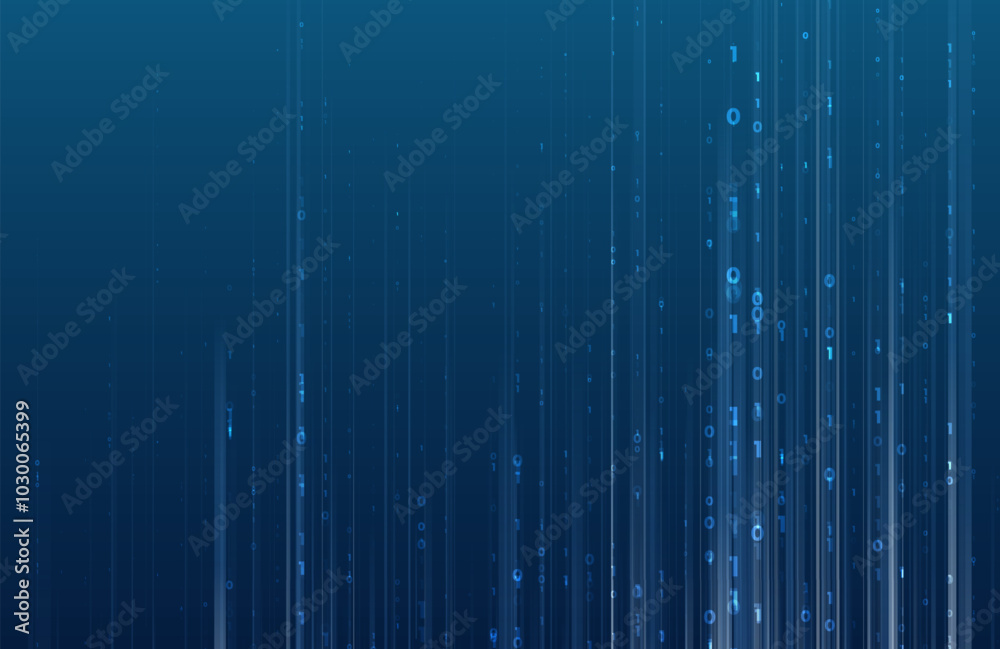 Poster abstract big data code representation. modern high-tech data background. graphic concept for your de