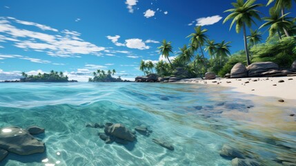 Fototapeta premium Tropical Paradise Beach