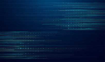 Abstract big data code representation. Modern high-tech data background. Graphic concept for your design