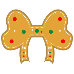 Gingerbread Ribbon Bow
