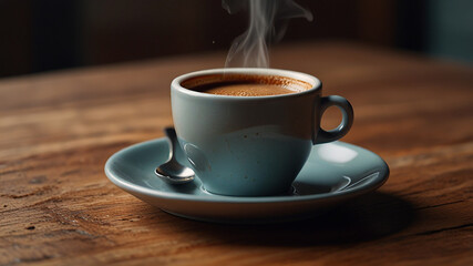 Obraz premium cup of coffee with beans