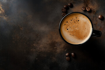 background for advertising coffee beans