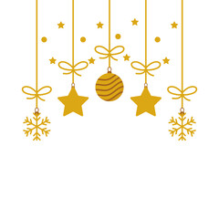 Fototapeta premium Christmas Hanging Decoration