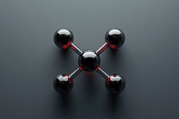 High-Resolution Carbon Dioxide Molecule Illustration for Scientific and Educational Use in Environmental and Chemistry Projects, Perfect for Academic Purposes