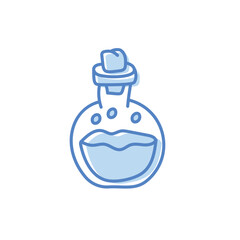 Poison hand draw doodle vector icon