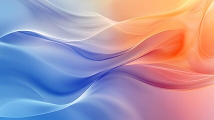 Naklejka premium 33. **A smooth, abstract background with gentle curves creating an inviting space for the product.