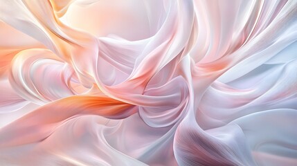 Obraz premium 21. **A soft, flowing composition of light colors, inviting the viewer is gaze toward the product.