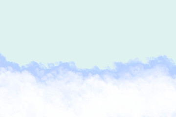 雲、もくもく、煙り、霧